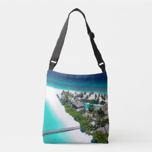 Beautiful Beach Landscape Crossbody Bag