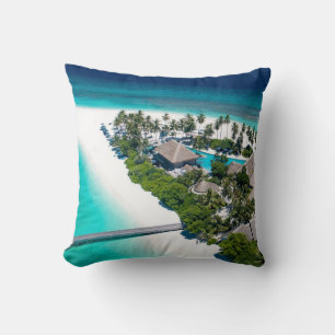Beautiful Beach Landscape Cushion