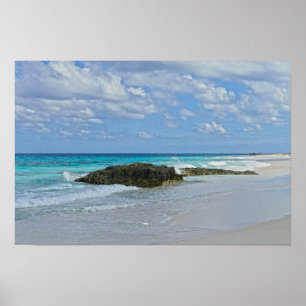 Beautiful Beach on Great Guana Cay Poster