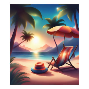 beautiful beach photo print