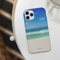 Beautiful Beach Photography Ocean Seaside Monogram