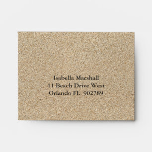 Beautiful Beach RSVP Envelope