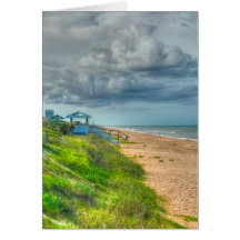 Beautiful Beach Scene Birthday Card