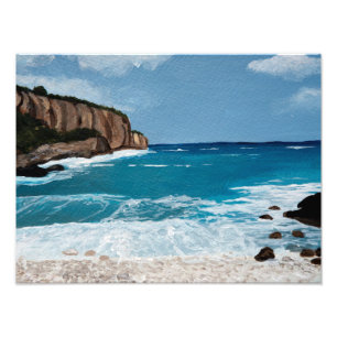 Beautiful Beach Sea, beach, ocean Italy Photo Print