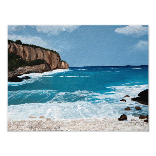 Beautiful Beach | Sea, beach, ocean | Italy Photo Print (Front)