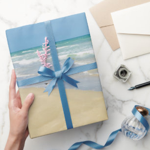 Beautiful Beach Seaside Wrapping Paper