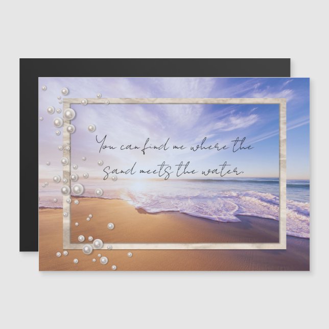 Beautiful Beach Sunrise (Front/Back)