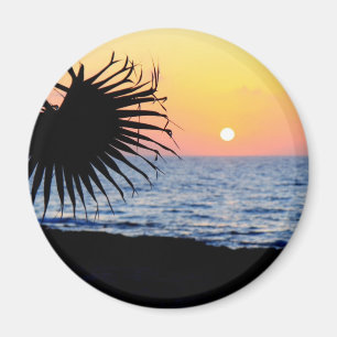 BEAUTIFUL BEACH SUNSET MAGNET