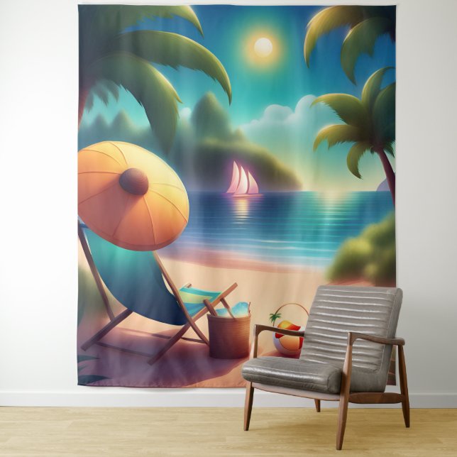 beautiful beach tapestry (In Situ)