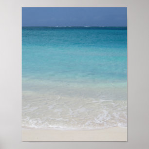 Beautiful Beach Turks and Caicos Photo Poster