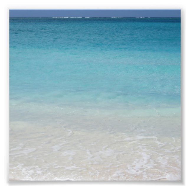 Beautiful Beach | Turks and Caicos Photo Print (Front)