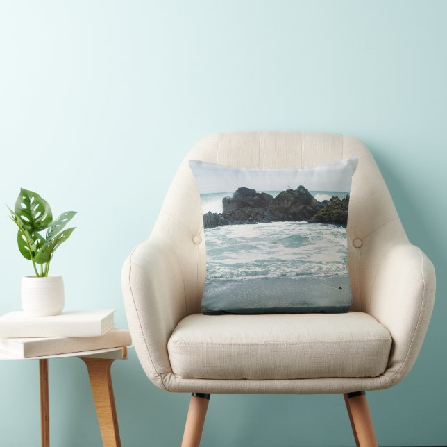 Beautiful beach view...... cushion (Chair)