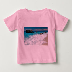 Beautiful Beach Water Surf Aloha Hawaiian Wedding Baby T-Shirt