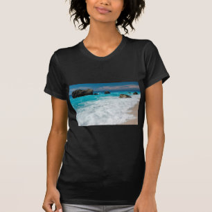 Beautiful Beach Water Surf Aloha Hawaiian Wedding T-Shirt