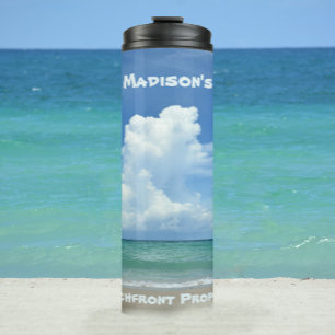 Beautiful Beachfront Property Personalised Thermal Tumbler