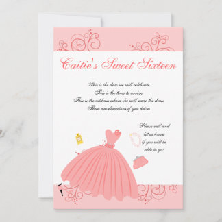 Beautiful, Beautiful Dress Invitation