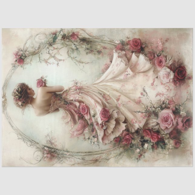 Beautiful Beauty Collection Maiden Tissue Paper (Front)