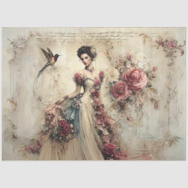 Beautiful Beauty Collection scene Tissue Paper (Front)