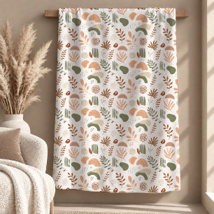 Beautiful Beige Light Brown Sage Rainbow Blanket
