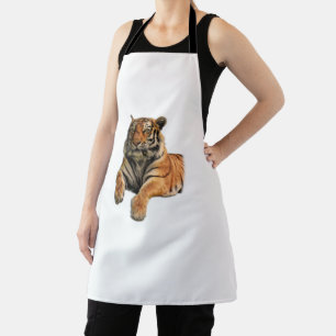 Beautiful Bengal Tiger Face & Paws Photo Apron