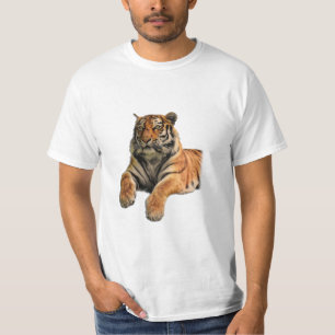 Beautiful Bengal Tiger Face & Paws Photo T-Shirt