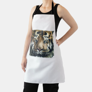 Beautiful Bengal Tiger Face Photo Apron