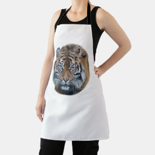 Beautiful Bengal Tiger Face Photo Apron