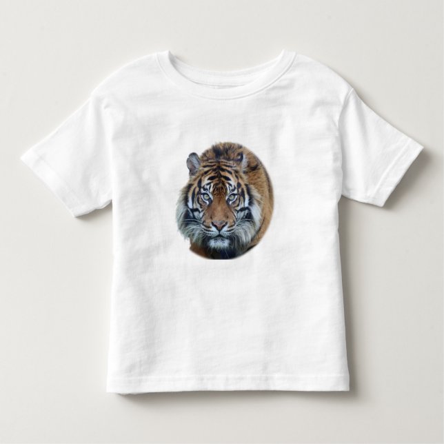 Beautiful Bengal Tiger Face Photo Toddler T-Shirt (Front)