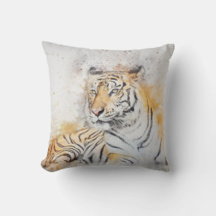 Beautiful Bengal Tiger Painting Cushion