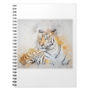 Beautiful Bengal Tiger Painting Notebook