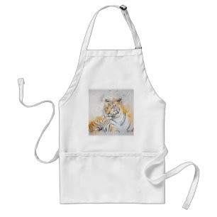 Beautiful Bengal Tiger Painting Standard Apron