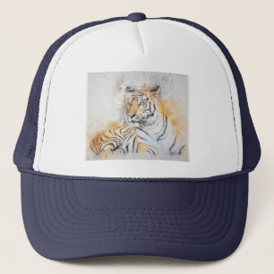 Beautiful Bengal Tiger Painting Trucker Hat