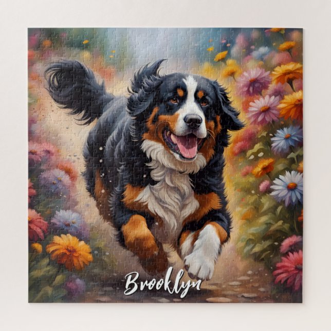 Beautiful Bernese Mountain Dog Jigsaw Puzzle (Vertical)