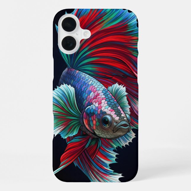 Beautiful Betta Fish iPhone Case (Back)