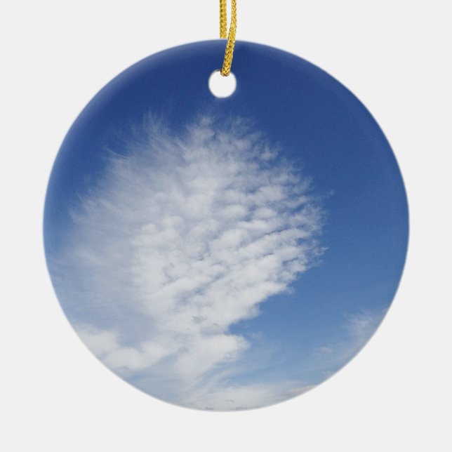 Beautiful, big  cloud ceramic tree decoration (Front)