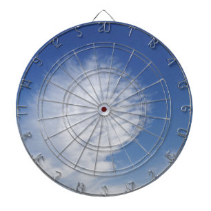 Beautiful, big cloud dartboard