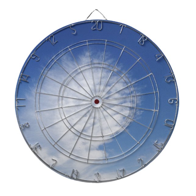 Beautiful, big  cloud dartboard (Front)