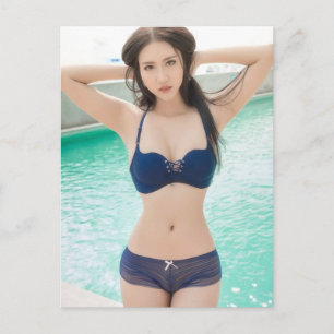 Beautiful Bikini Photo Postcard