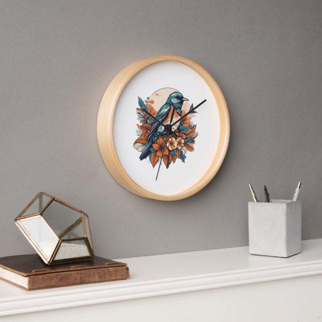 Beautiful Bird Clock (Office)
