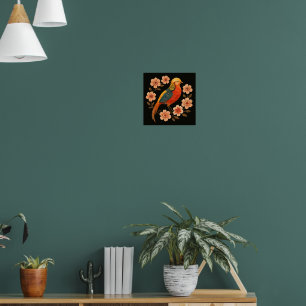 Beautiful bird poster