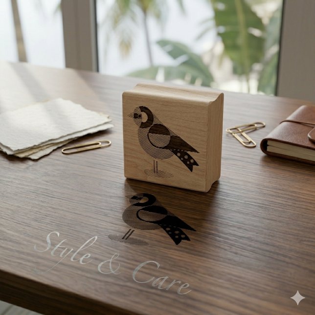 Beautiful Bird Rubber Stamp for Custom Creations (Beautiful Bird Rubber Stamp for Custom Creations)