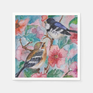 Beautiful Birds Napkins Spring