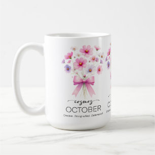Beautiful Birth Month Flowers October/Cosmos Coffee Mug