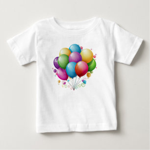 Beautiful birthday balloons baby T-Shirt
