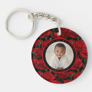Beautiful Birthday Gifts For Her Carnation Floral Key Ring