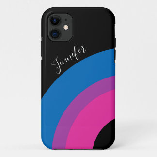 Beautiful Bisexual Pride Flag Cute Custom iPhone 11 Case