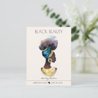 BEAUTIFUL BLACK AFRICAN QUEEN BIG GOLD NECKLACE