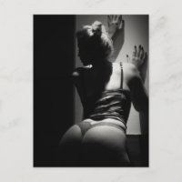 Beautiful  Black and  White lingerie photo