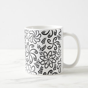 Beautiful black and white Mug
