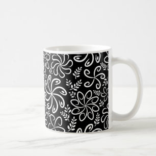 Beautiful black and white Mug